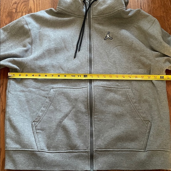 Jordan Heather Gray Sweatsuit (Full Zip Hoodie and Sweatpants) Men’s Sz XL - Picture 13 of 16